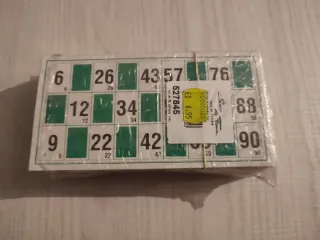 Cartones de Bingo Loto (Lote 96)