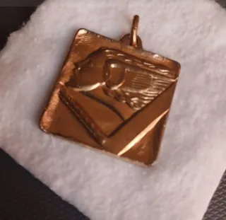 Bronzo Ramato Effige Mercurio Celebrazione 1978