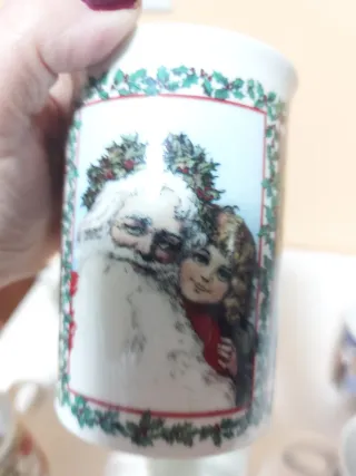 Tazas Navideñas Porcelana