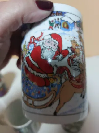 Tazas Navideñas Porcelana