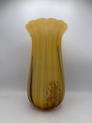 Vaso vintage Murano oro/giallo