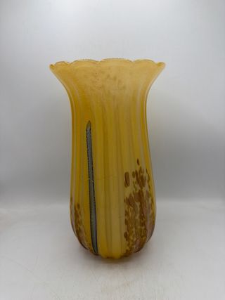 Vaso vintage Murano oro/giallo