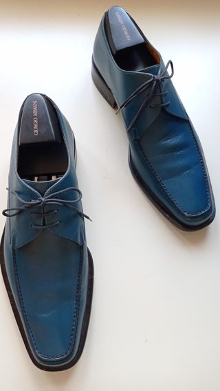 Scarpe Bally Pelle Blu
