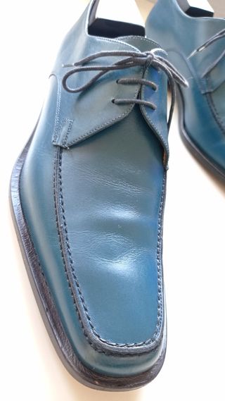 Scarpe Bally Pelle Blu