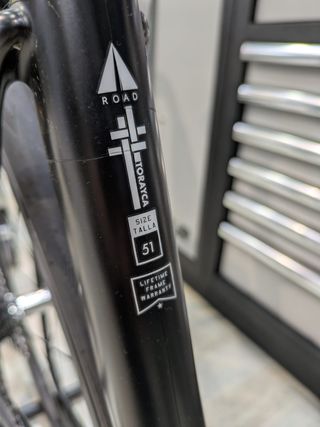 Cuadro y Horquilla Conor WRC Bold Carbono Talla M