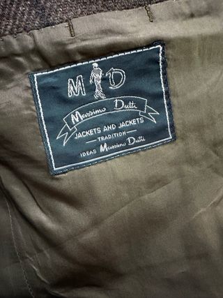 Blazers Americana de cuadros marrón