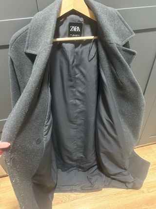 Abrigo Zara Gris