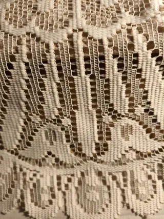 Mantelito vintage encaje centro mesa