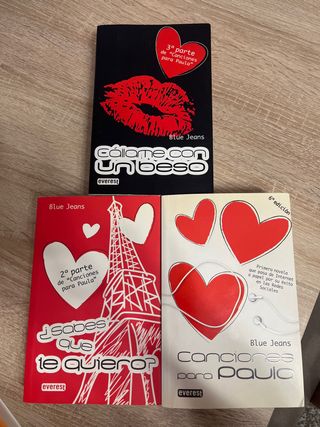 Pack trilogía “Canciones para Paula” – Blue Jeans