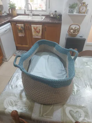 Capacho bebé tejido a mano