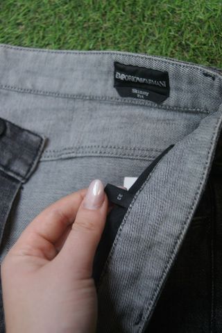 Jeans Emporio Armani Uomo W33 Nero Denim