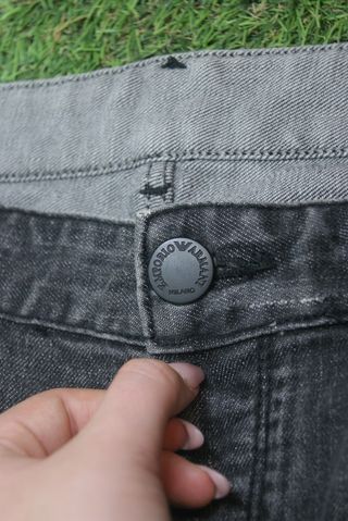 Jeans Emporio Armani Uomo W33 Nero Denim