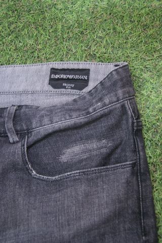 Jeans Emporio Armani Uomo W33 Nero Denim
