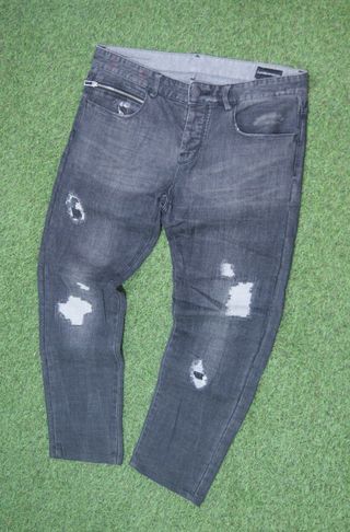 Jeans Emporio Armani Uomo W33 Nero Denim