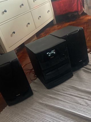 Sistema de sonido Philips negro