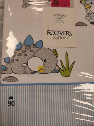 Juego de sábanas infantil Dinos sin estrenar