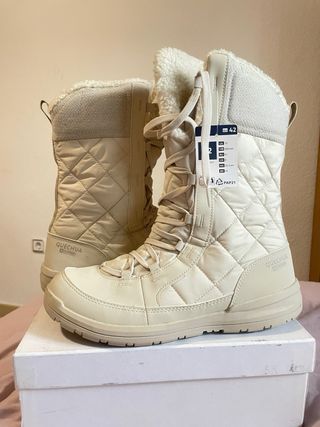 Botas de nieve Quechua mujer beige
