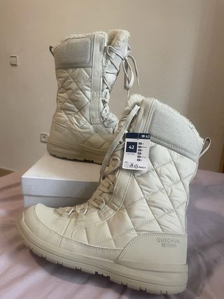 Botas de nieve Quechua mujer beige
