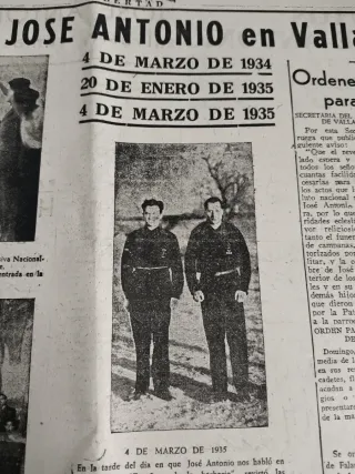 VALLADOLID "LIBERTAD" PERIODICO GUERRA CIVIL 1938