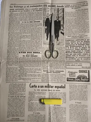 VALLADOLID "LIBERTAD" PERIODICO GUERRA CIVIL 1938