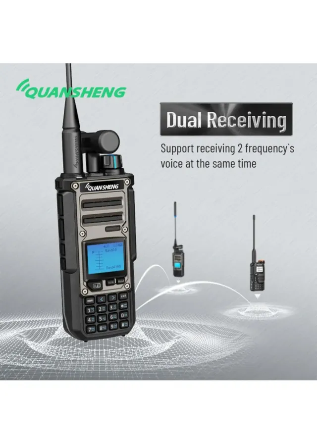Quansheng TK-11(8) 10W VHF/UHF Walkie Talkie.