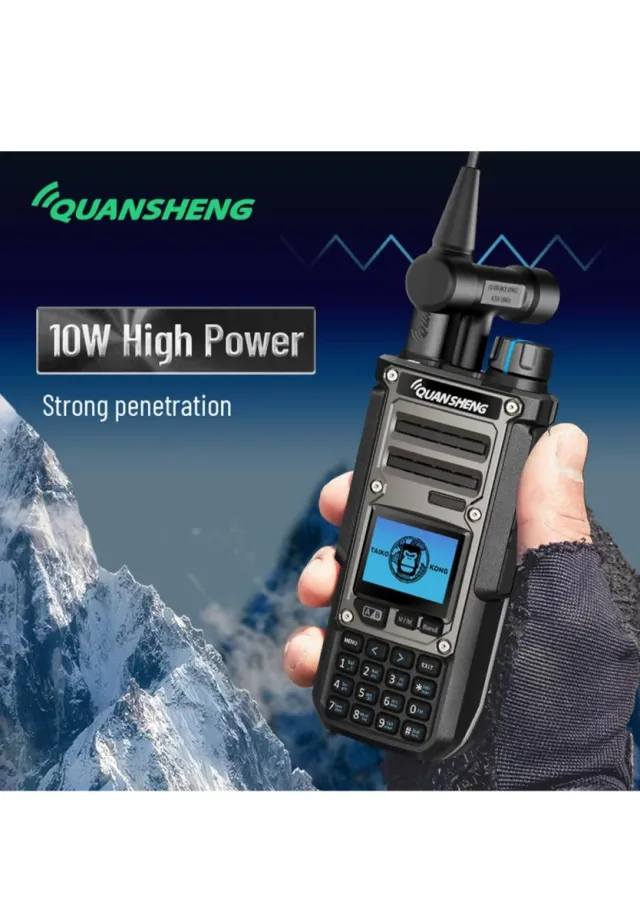 Quansheng TK-11(8) 10W VHF/UHF Walkie Talkie.