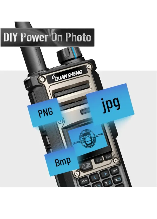 Quansheng TK-11(8) 10W VHF/UHF Walkie Talkie.