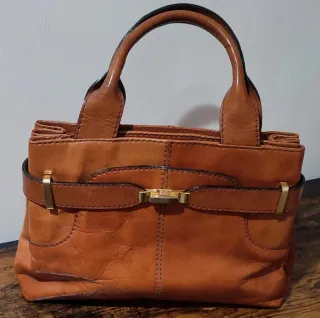 Borsa vintage pelle anni 60/70