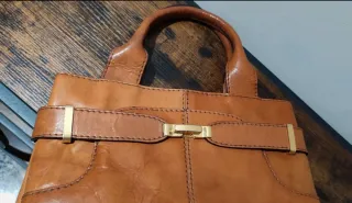 Borsa vintage pelle anni 60/70