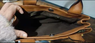 Borsa vintage pelle anni 60/70