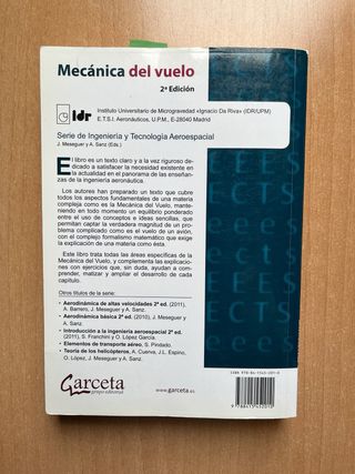 Mecánica del Vuelo 2ª edición (Spanish Edition)