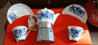 Set Caffè Ceramica & Metallo