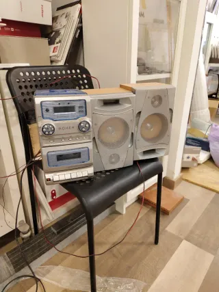 Mini cadena Hoher CD, Cassette y Radio