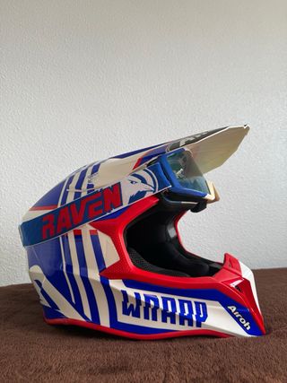 Casco Airoh WRARP con gafas a juego