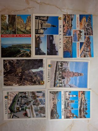 Lote 50 Postales Málaga (Solo 2 escritas)