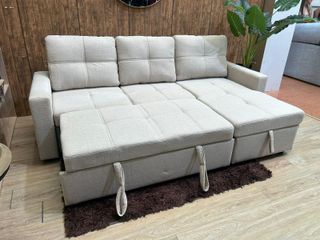 Sofá Cama Chaise Longue con Arcón