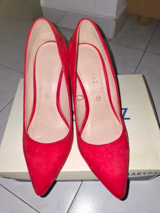 Zapatos de tacón MARYPAZ rojos talla 39
