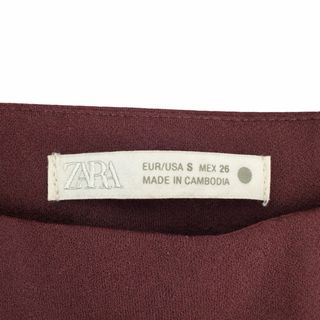 Pantalón acampanado NUEVO Zara berenjena talla S