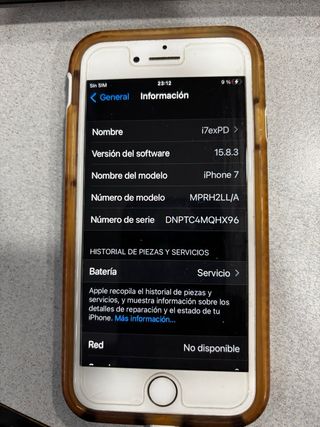 iPhone 7 Rosso 128GB. Ottime condizioni generali