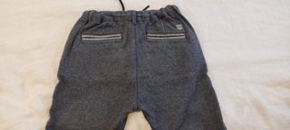 Pantalón niño fieltro gris