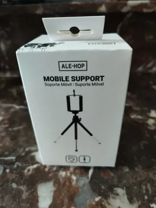 Trípode para móvil negro