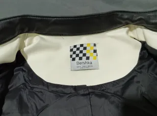 Cazadora efecto piel Racing