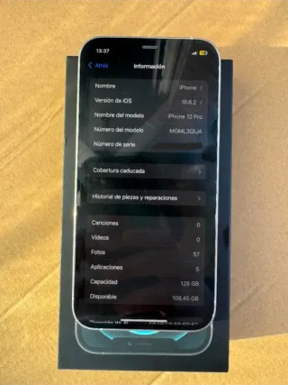 iPhone 12 Pro 128 GB Blanco