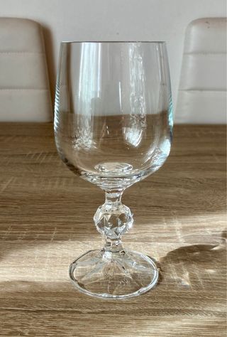 Lote 11 Copas Cristal Tallado - Diseño Vintage