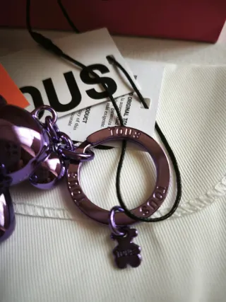 Llavero Oso Tous Morado