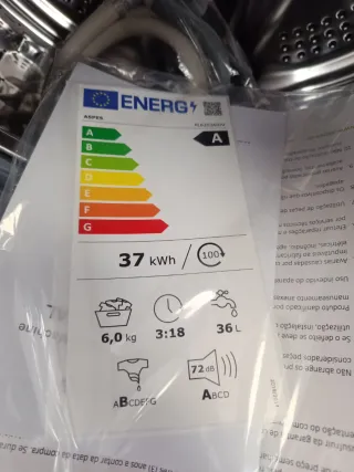 Lavadora Aspes 6kg 1200rpm