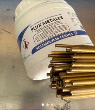 Varillas Latón + Fundente Soldadura