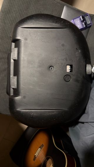 Baúl Moto Givi Negro 2 cascos con respaldo