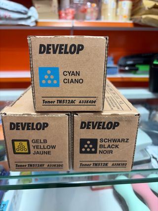 Toner DEVELOP TN512 Cyan, Yellow, Black