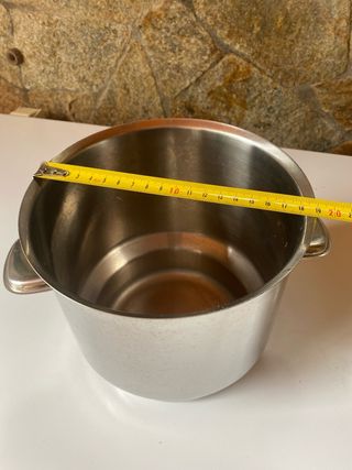 Cubitera de metal plateada